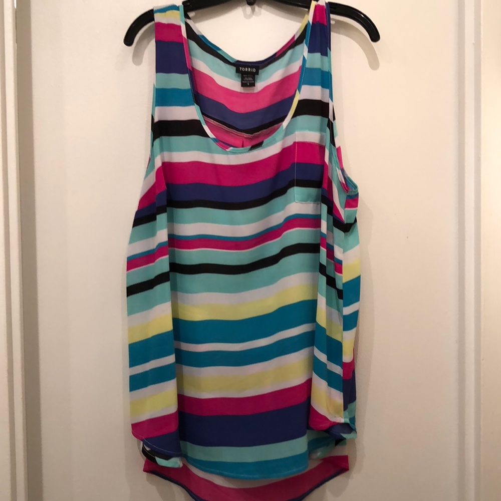 Torrid hi-lo top